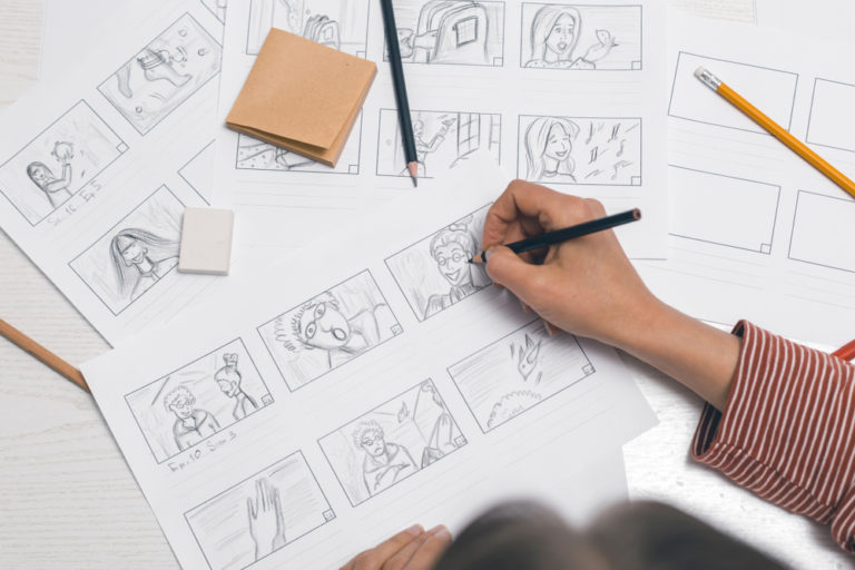7 خطوات لرسم الستوري بورد Storyboard